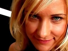 Blue eyed blonde Russian teenie